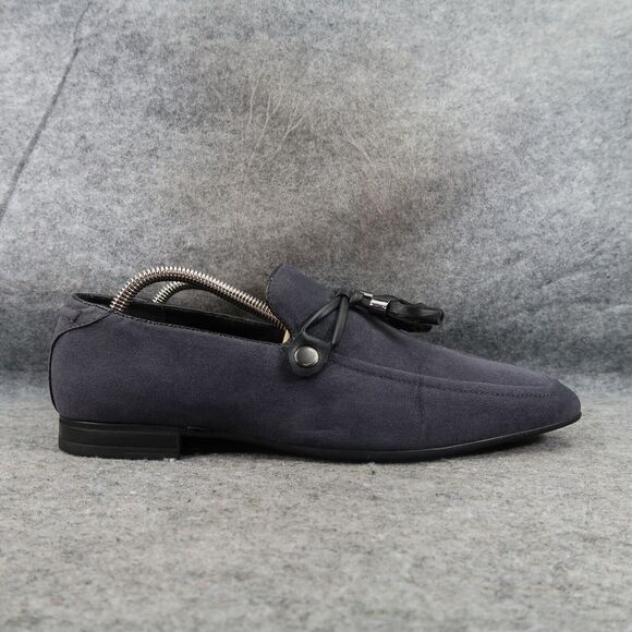 Asos Shoes Men 8 Tassel Loafer Slip On Classic Fashion Casual Slipper Blue Black - Picture 13 of 13